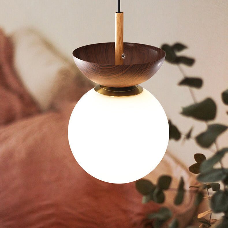 Lampa sufitowa w stylu japońskim