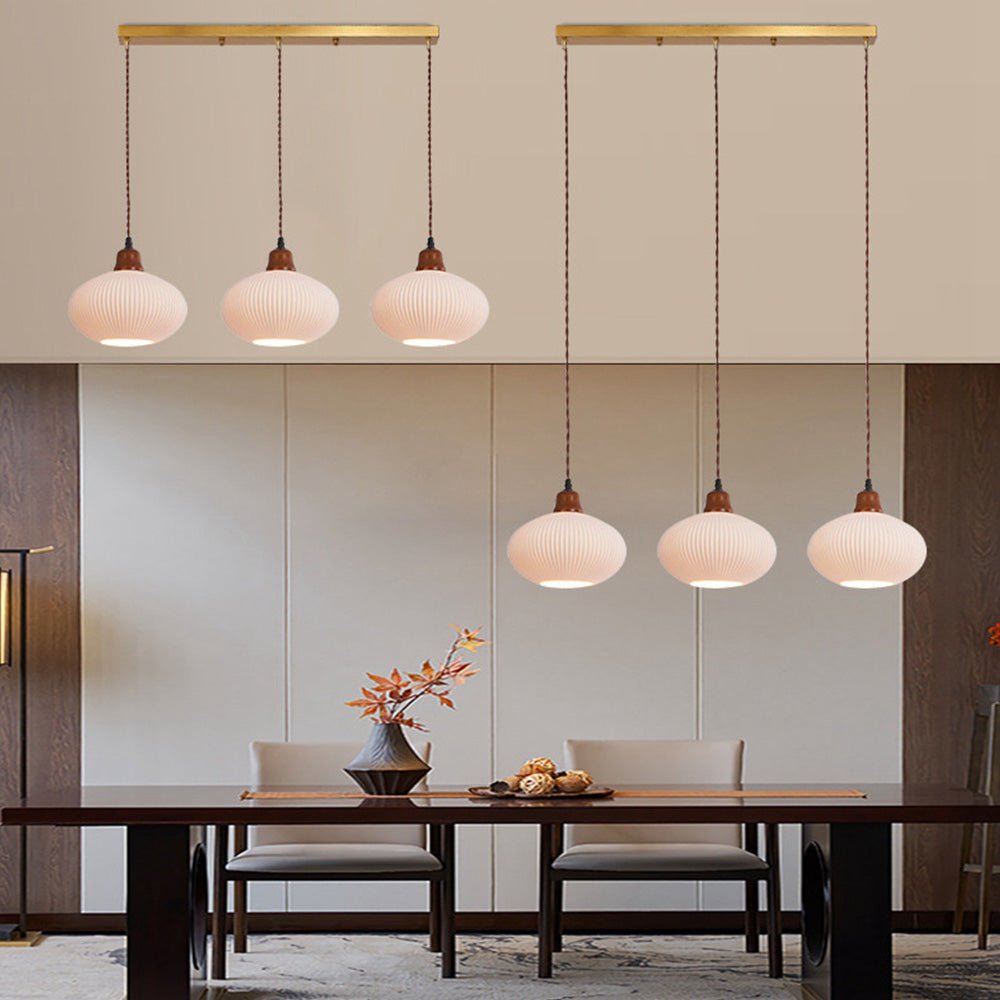 Lampa wisząca ceramiczna biała