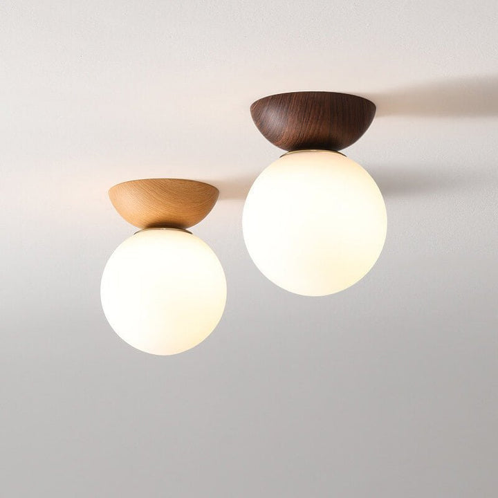 Lampa sufitowa w stylu japońskim