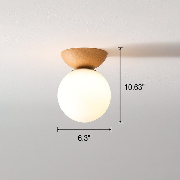Lampa sufitowa w stylu japońskim