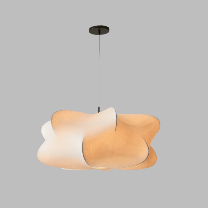 Lampa wisząca Wabi Sabi z jedwabiu Japonii