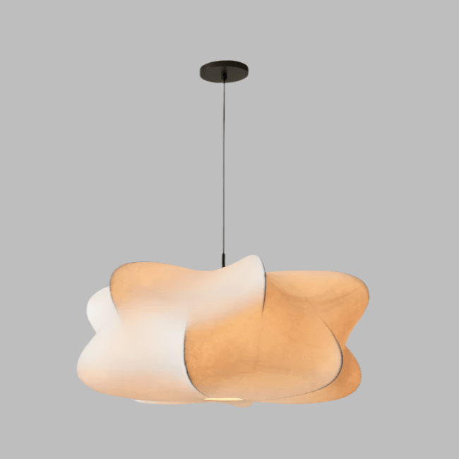Lampa wisząca Wabi Sabi z jedwabiu Japonii