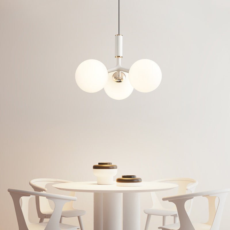 Luksusowa szklana lampa wisząca w stylu skandynawskim