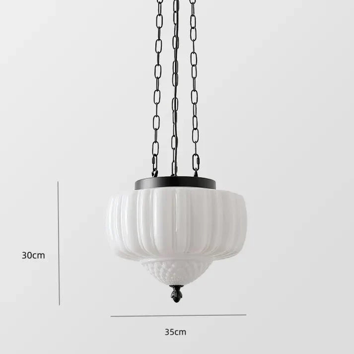 Nowoczesna biała minimalistyczna lampa wisząca