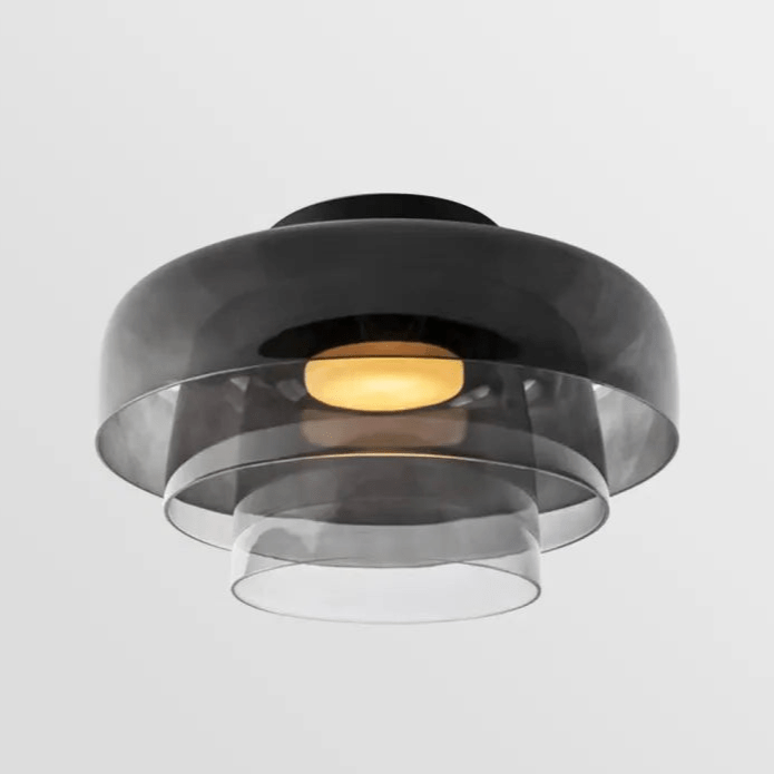 Skandynawska Lampa Sufitowa ze Szkła w Stylu Średniowiecznym z Kreatywną Osobowością
