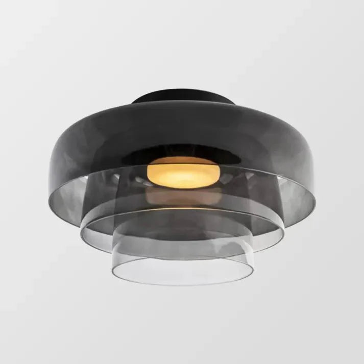 Skandynawska Lampa Sufitowa ze Szkła w Stylu Średniowiecznym z Kreatywną Osobowością