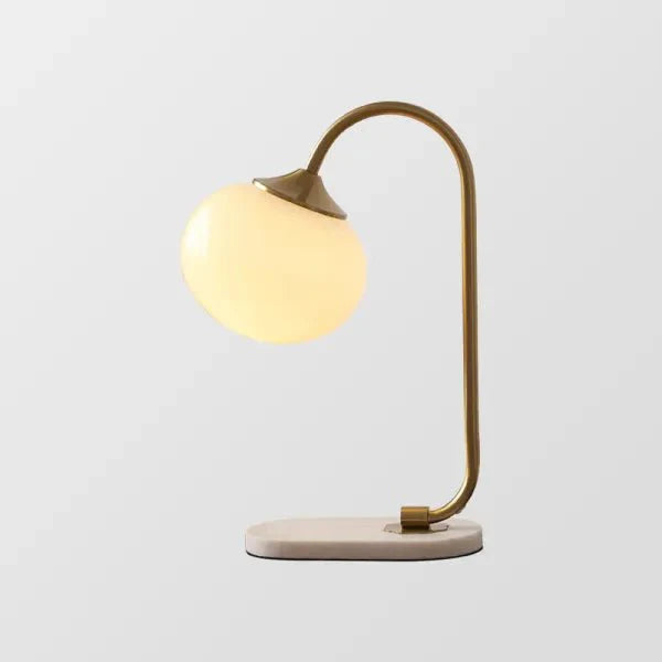 Lampa stołowa Marshmallow z metalu i szkła