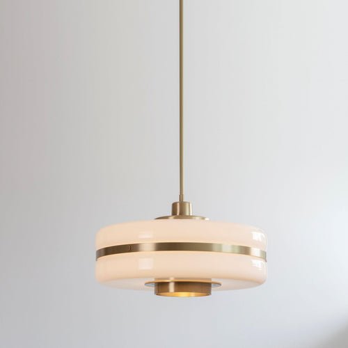 Skandynawska lampa wisząca z luksusowego szkła