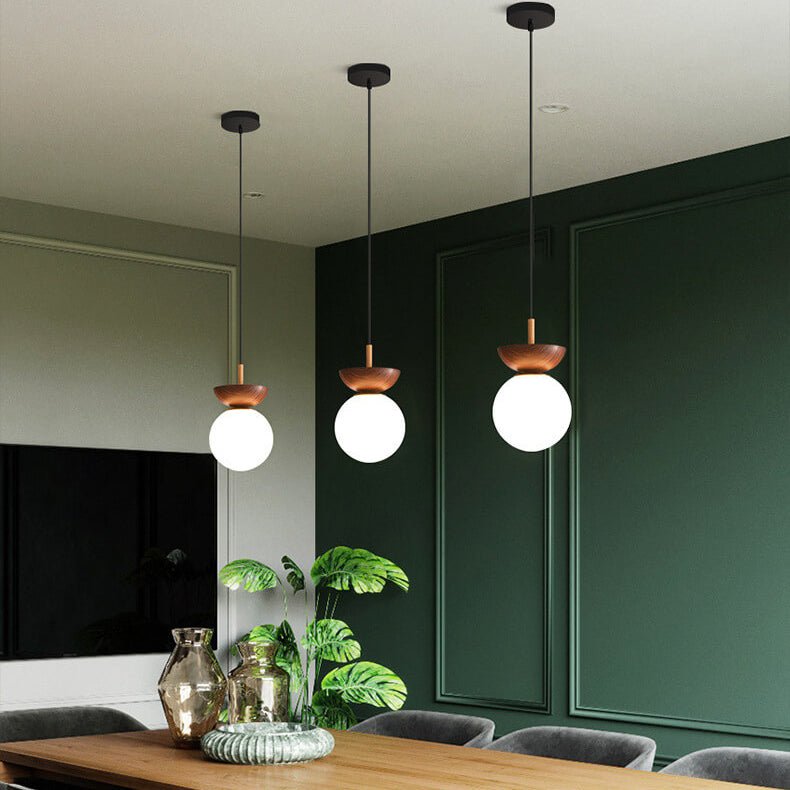 Lampa sufitowa w stylu japońskim