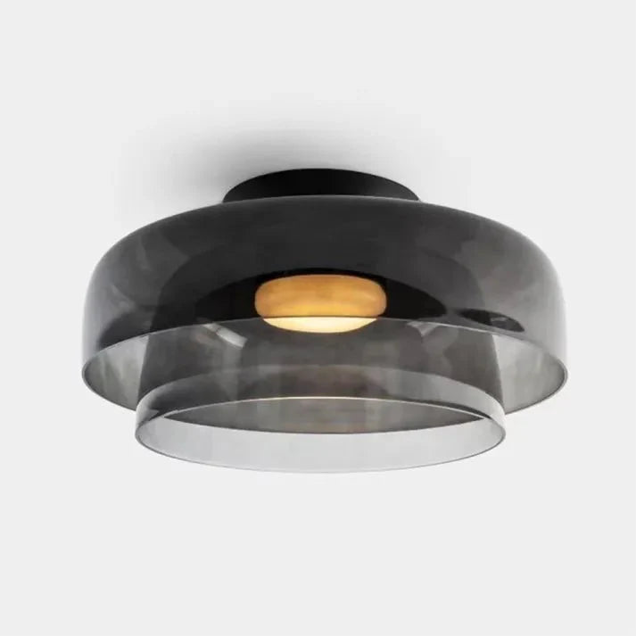 Skandynawska Lampa Sufitowa ze Szkła w Stylu Średniowiecznym z Kreatywną Osobowością