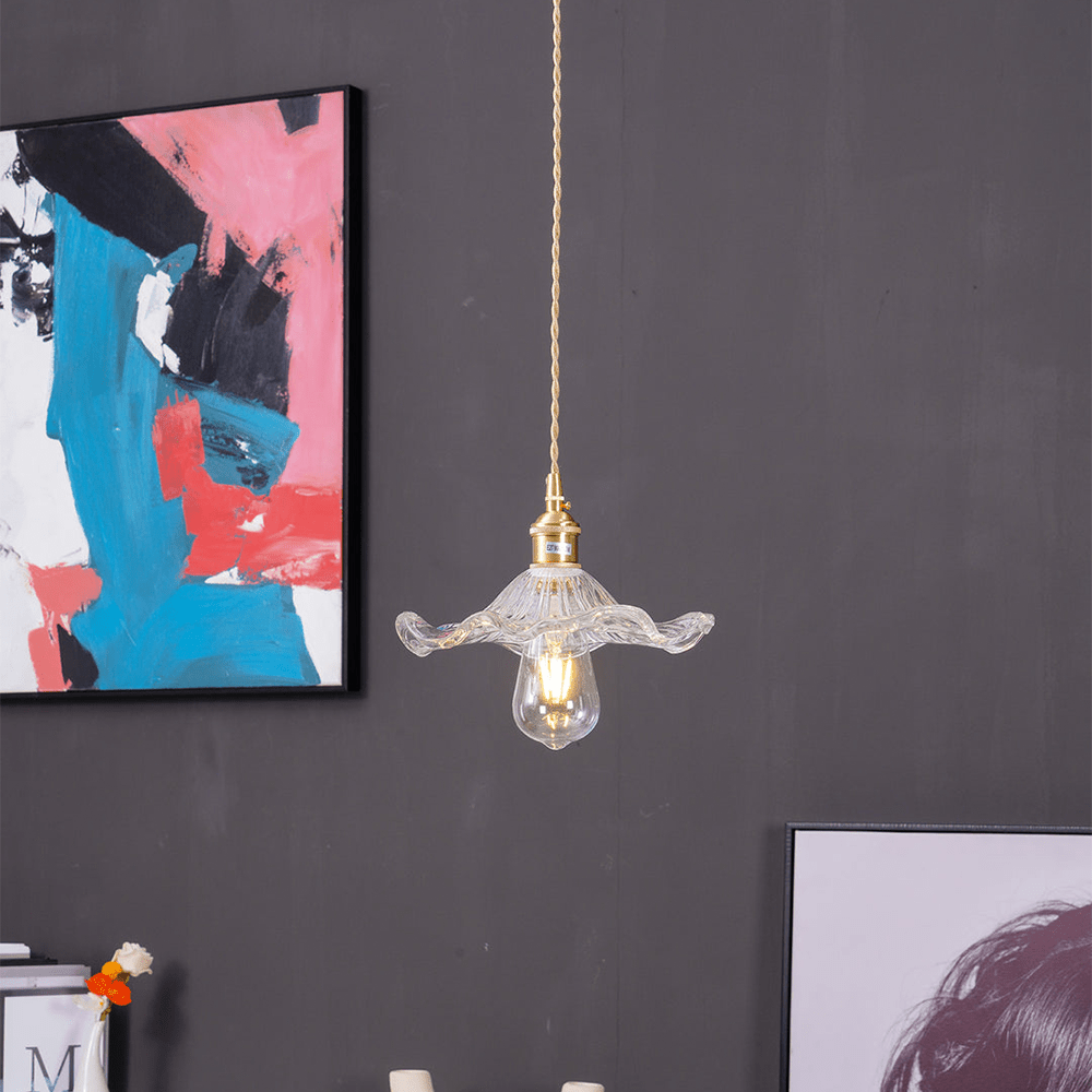 Stylowa Lampa Kwiatu Hibiskusa