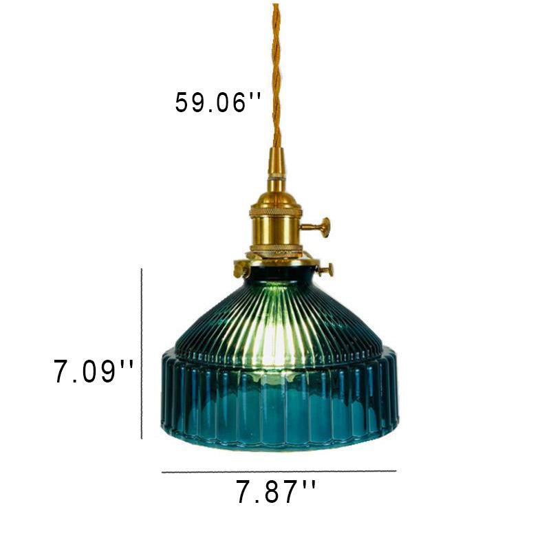 Nordycka Lampa Wisząca z Kryształowego Szkła