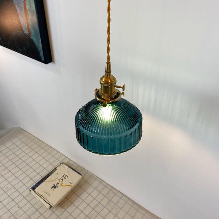 Nordycka Lampa Wisząca z Kryształowego Szkła
