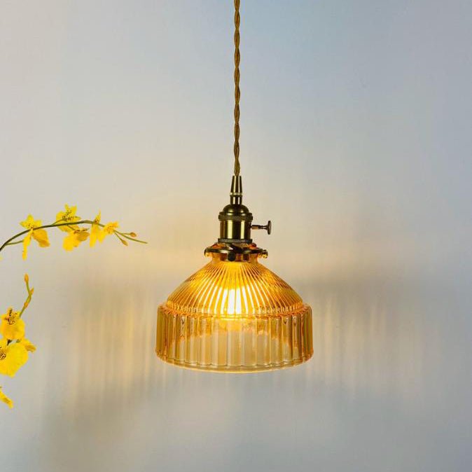 Nordycka Lampa Wisząca z Kryształowego Szkła