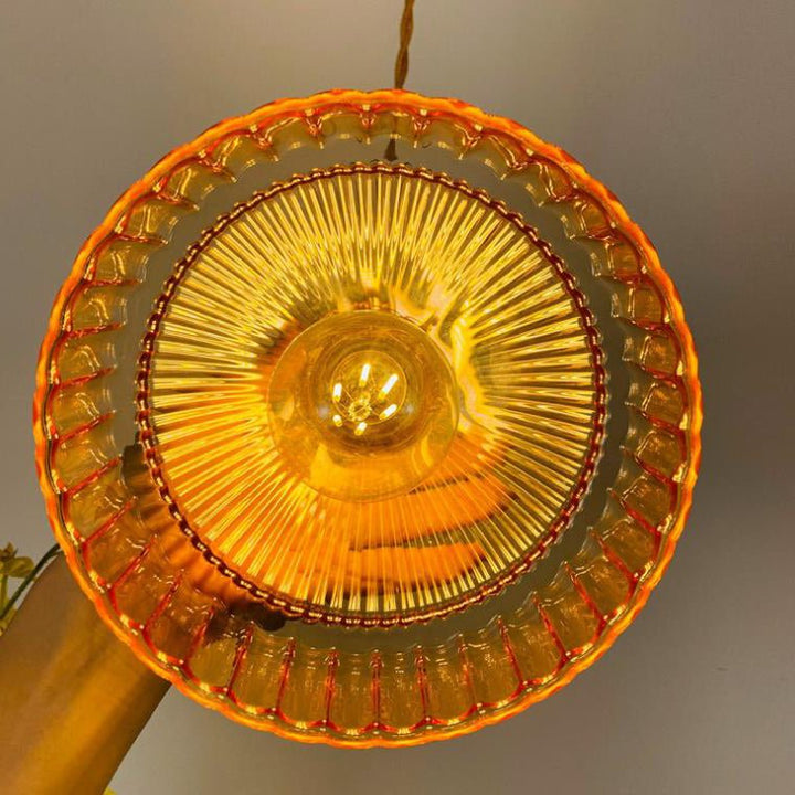 Nordycka Lampa Wisząca z Kryształowego Szkła