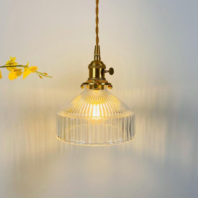 Nordycka Lampa Wisząca z Kryształowego Szkła