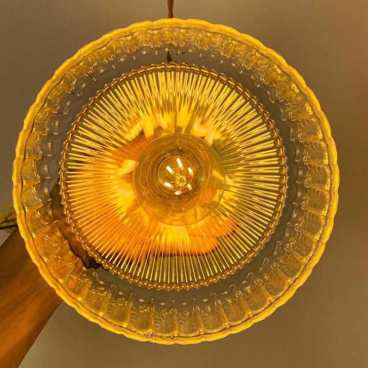 Nordycka Lampa Wisząca z Kryształowego Szkła
