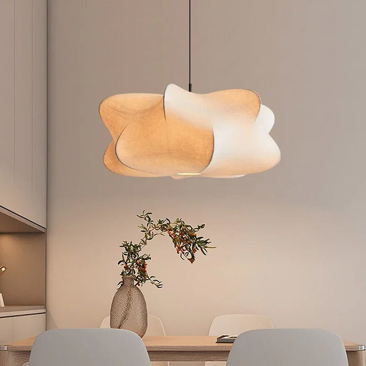 Lampa wisząca Wabi Sabi z jedwabiu Japonii