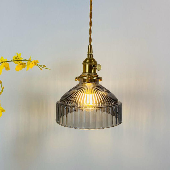 Nordycka Lampa Wisząca z Kryształowego Szkła