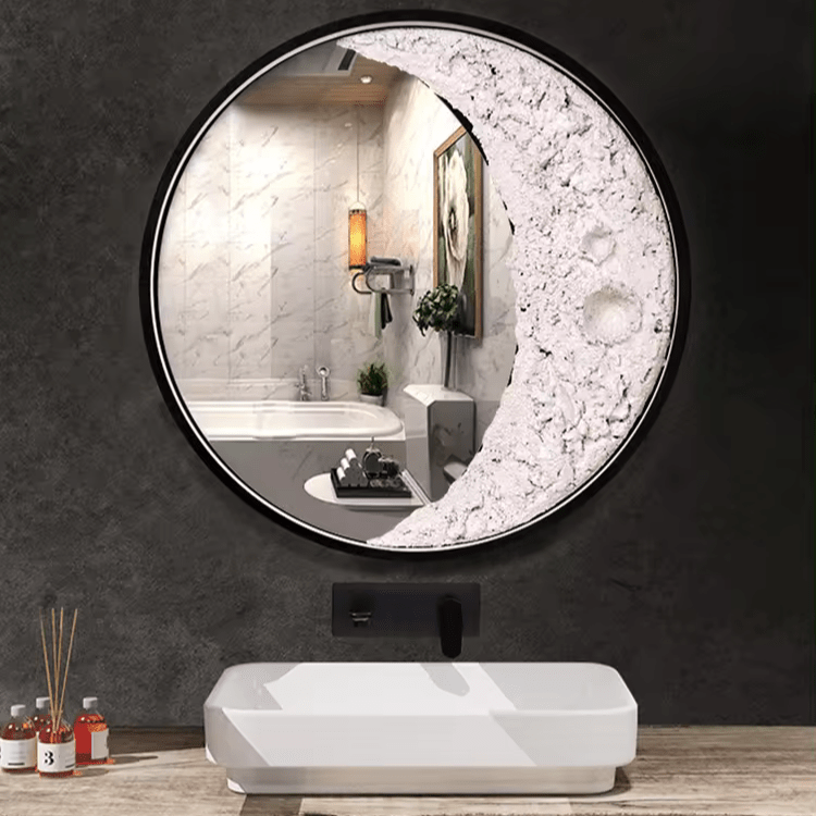 3d lampa ścienna księżycowa