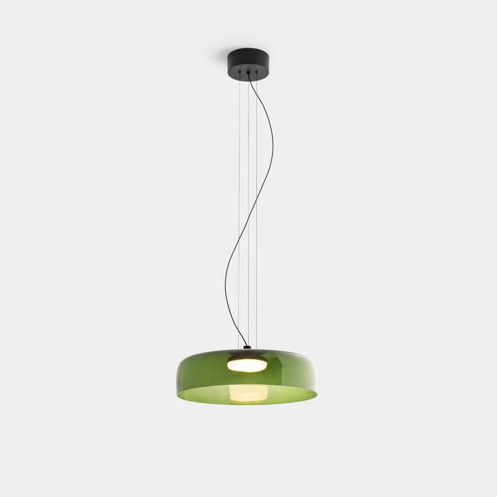 Lampa wisząca ze szkła norweskiego