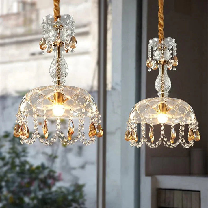 Luksusowy kryształowy żyrandol design