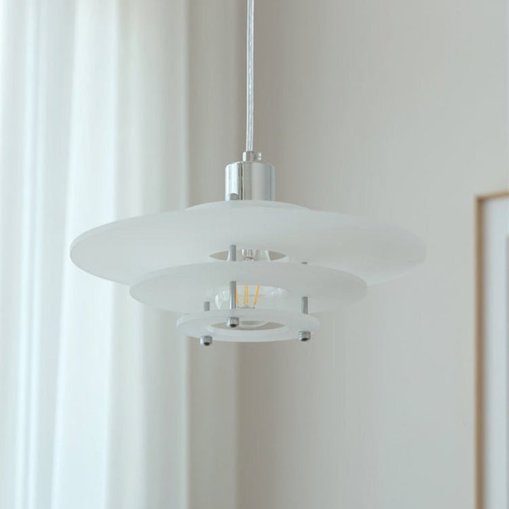 Nowoczesna lampa wisząca w kształcie UFO vintage