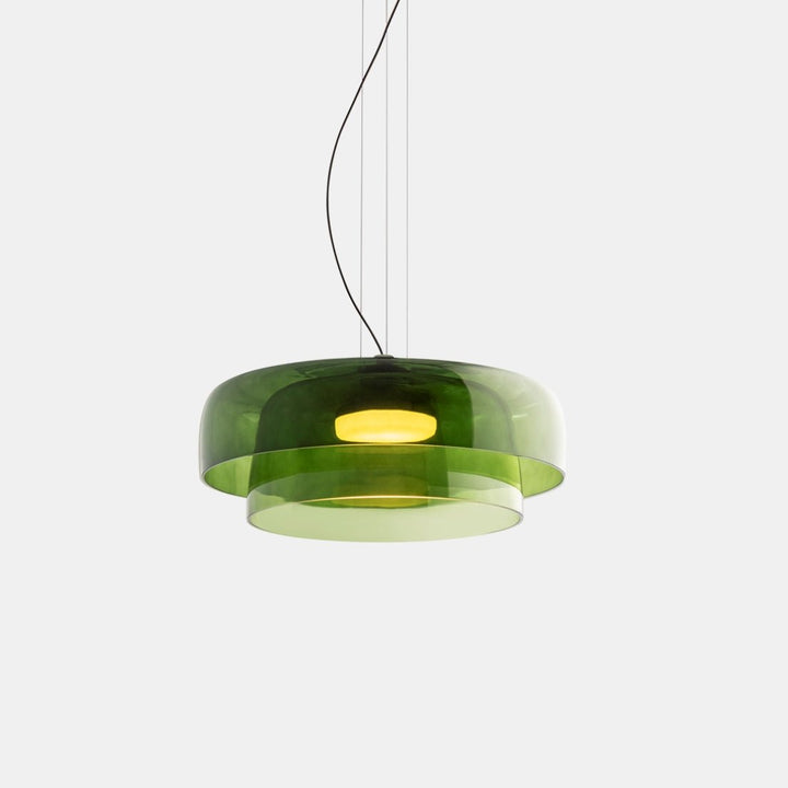 Lampa wisząca ze szkła norweskiego