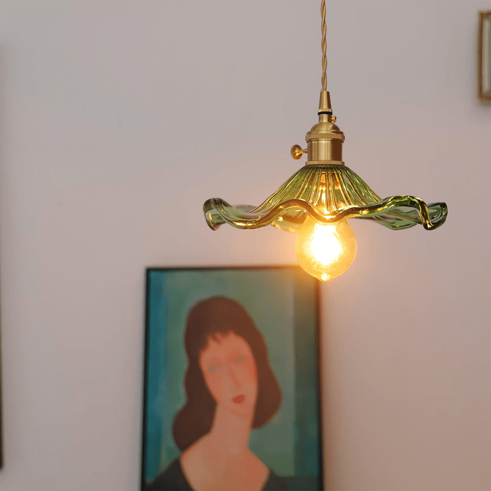 Stylowa Lampa Kwiatu Hibiskusa