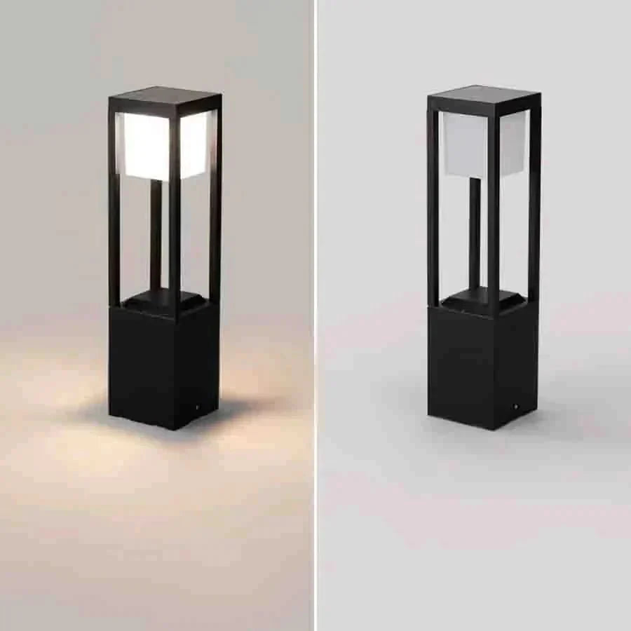 60cm Lampa ogrodowa Nimbus Cube na energię słoneczną