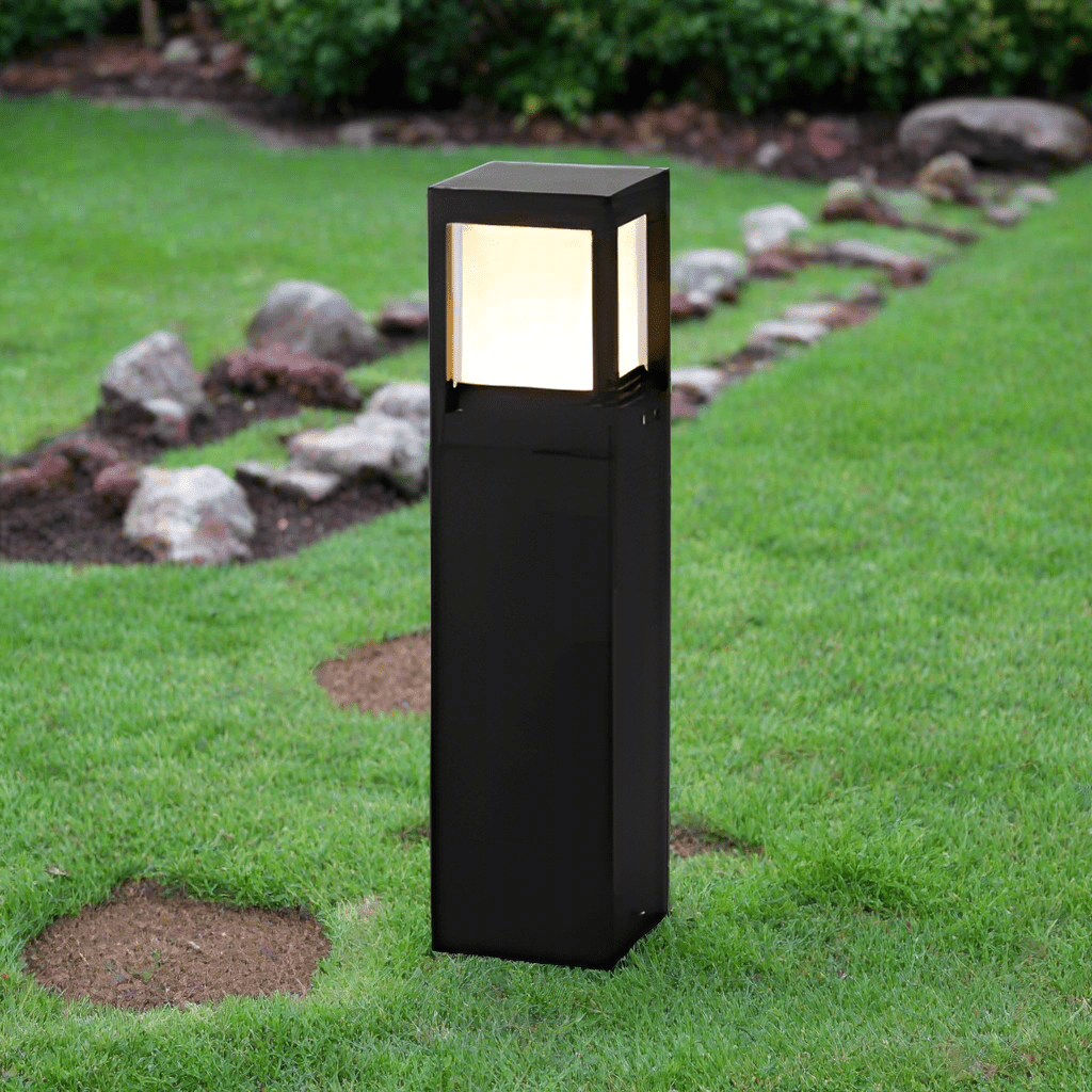 60cm Lampa ogrodowa Nimbus Cube na energię słoneczną