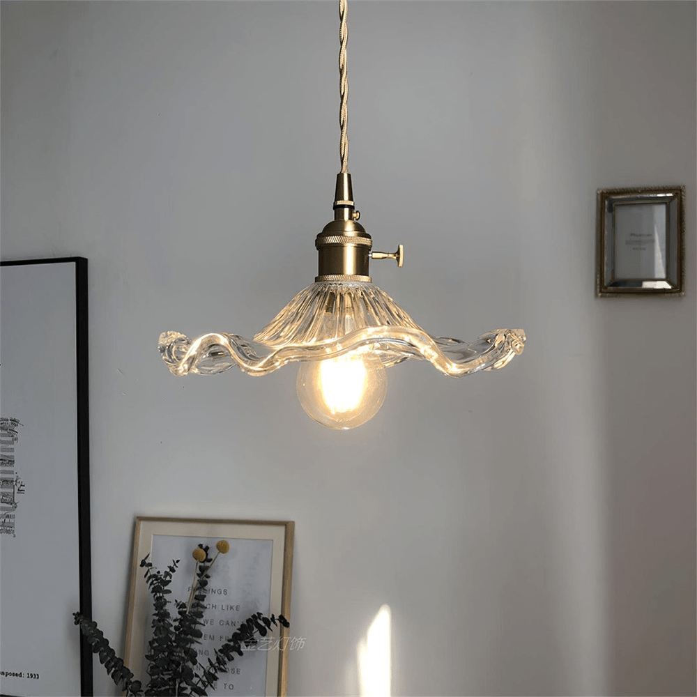 Stylowa Lampa Kwiatu Hibiskusa