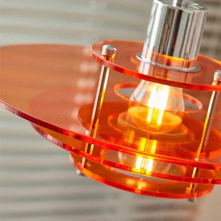 Nowoczesna lampa wisząca w kształcie UFO vintage