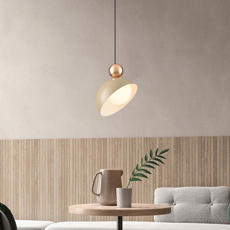 Designerska regulowana lampa wisząca – metalowa lampa sufitowa