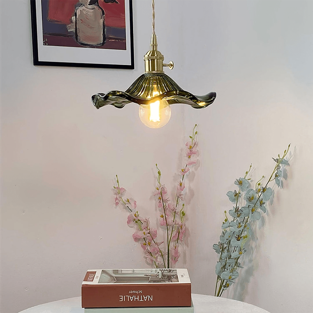 Stylowa Lampa Kwiatu Hibiskusa
