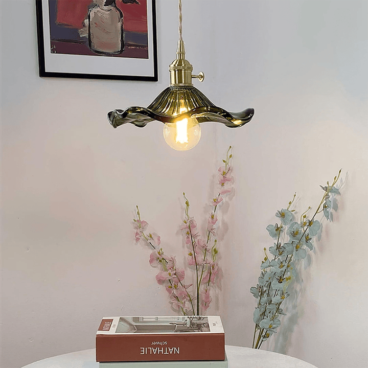 Stylowa Lampa Kwiatu Hibiskusa