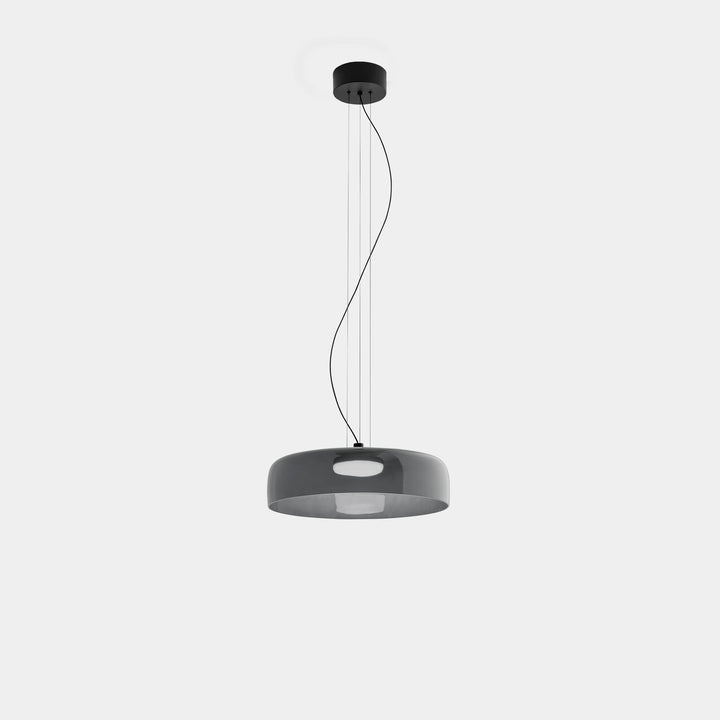 Lampa wisząca ze szkła norweskiego