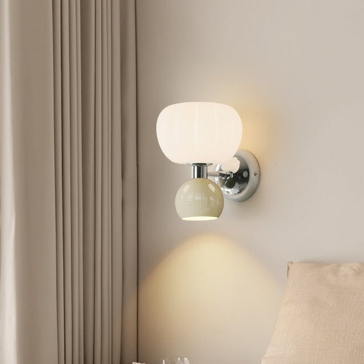 Nowoczesne lampy ścienne LED w kolorze kremowym