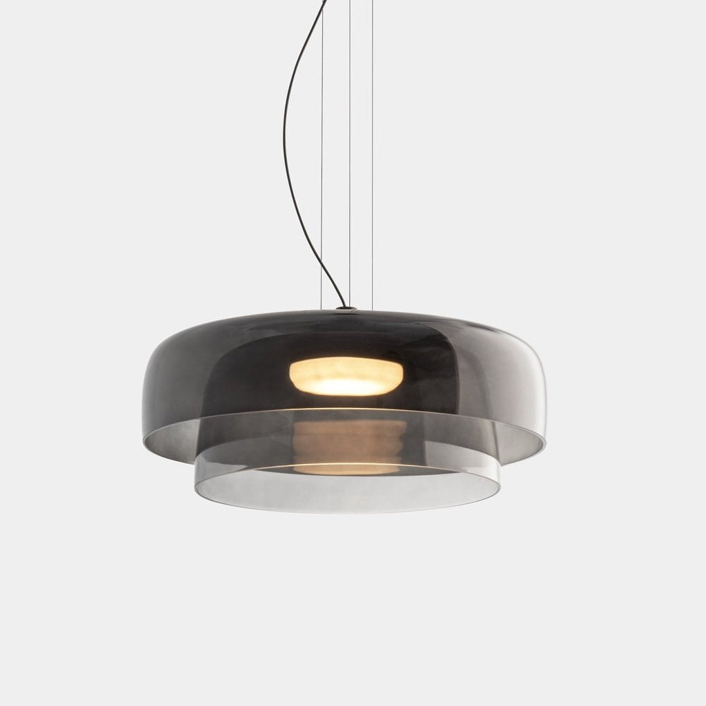 Lampa wisząca ze szkła norweskiego