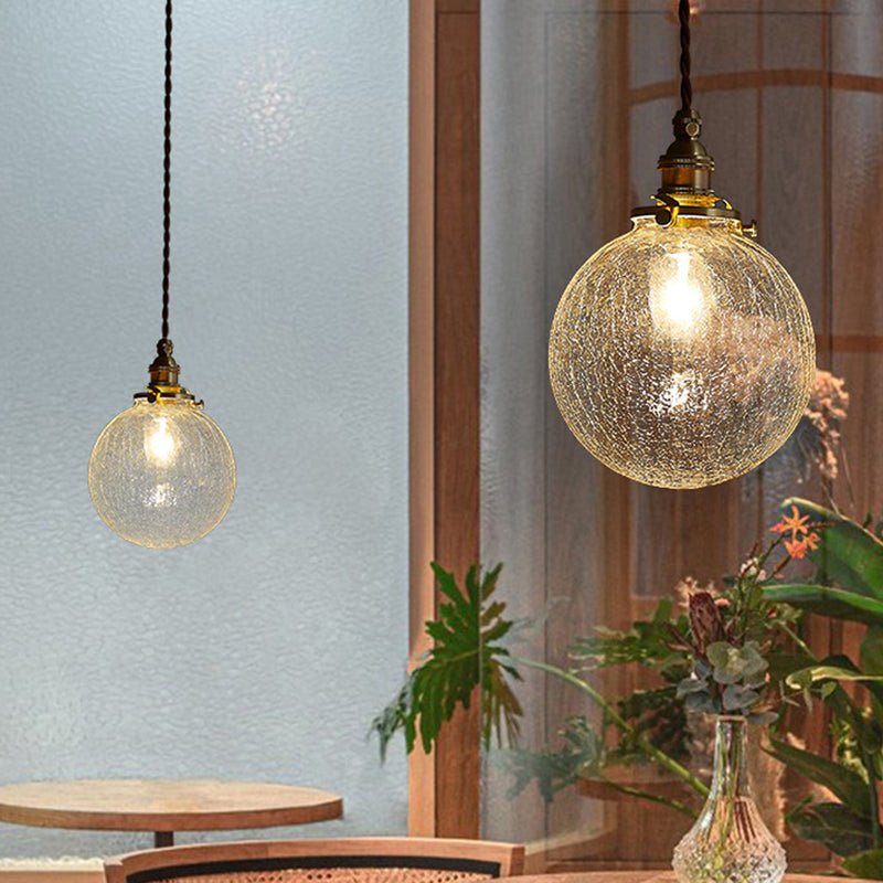Szklana lampa wisząca Crystal