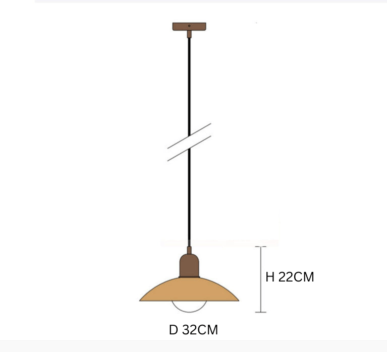 Lampa wisząca Macaron Bauhaus