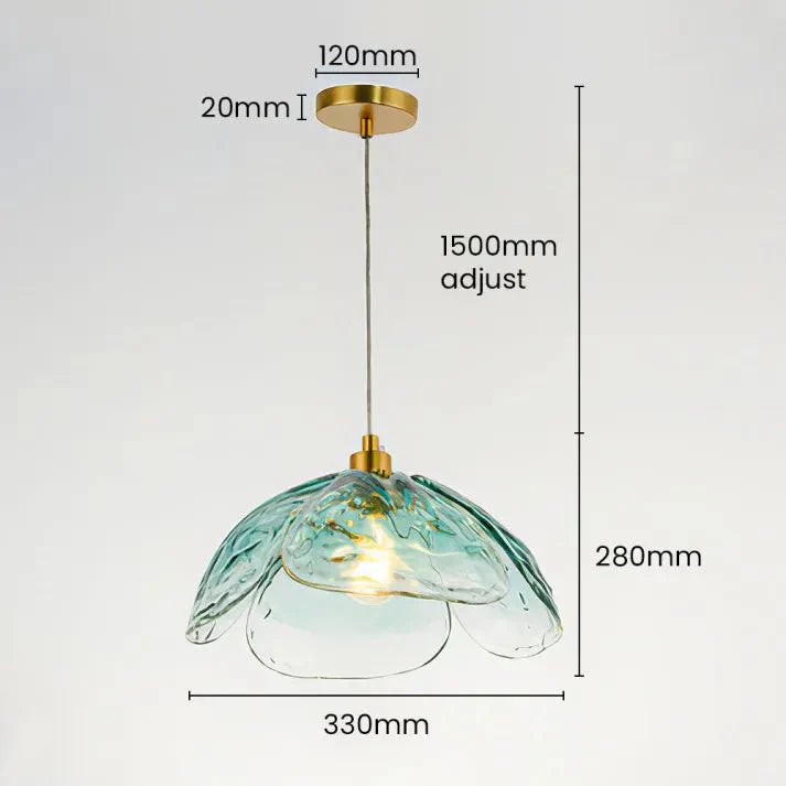 Kreatywna Lampa Wisząca Kwiatowe Płatki na Stolik Nocny
