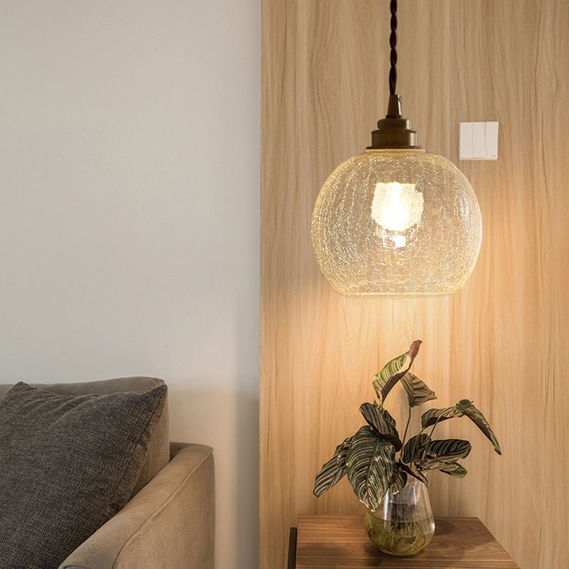 Szklana lampa wisząca Crystal