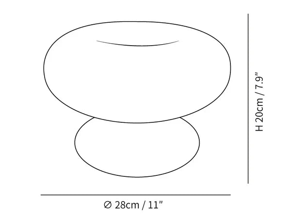 Lampa stołowa Donut