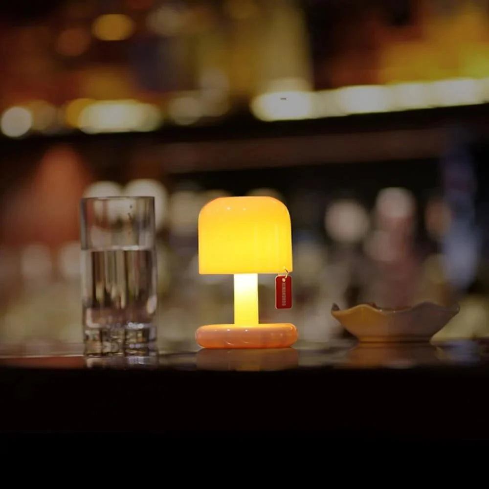 Mini lampa stołowa LED „Zachód Słońca” – nastrojowe oświetlenie nocne