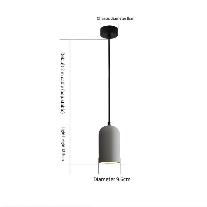 FORGI | Unikalna betonowa lampa wisząca