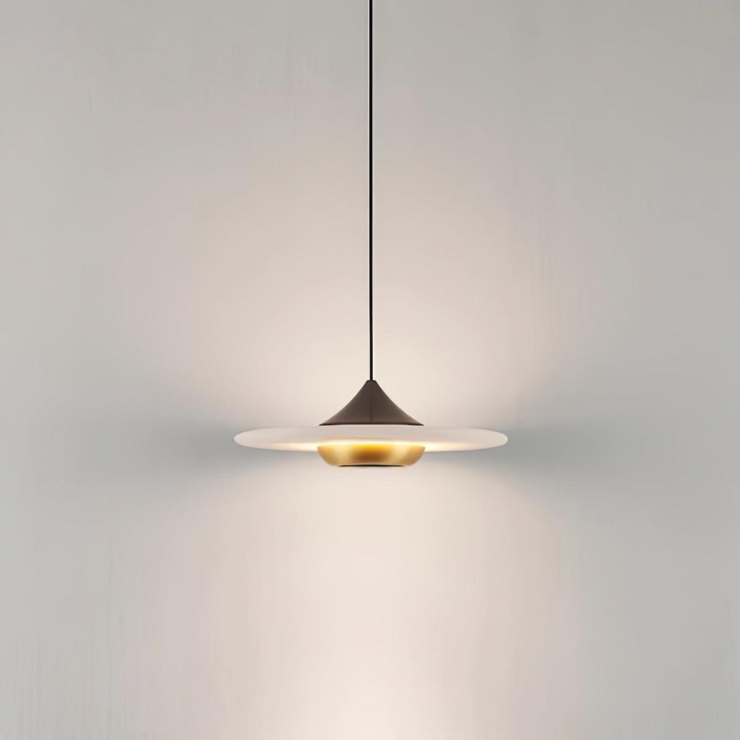 Latająca Talerz Marmurowa Lampa Wisząca