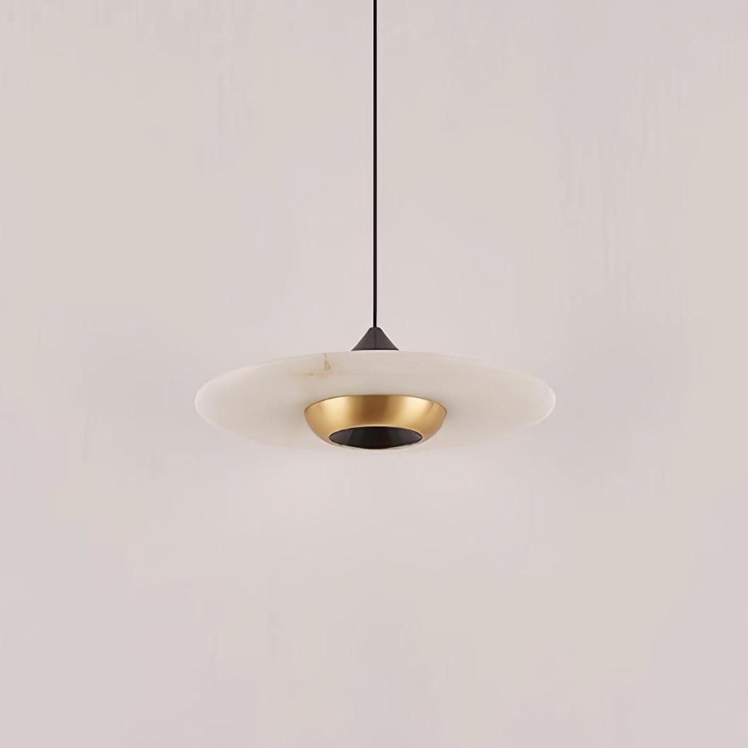 Latająca Talerz Marmurowa Lampa Wisząca