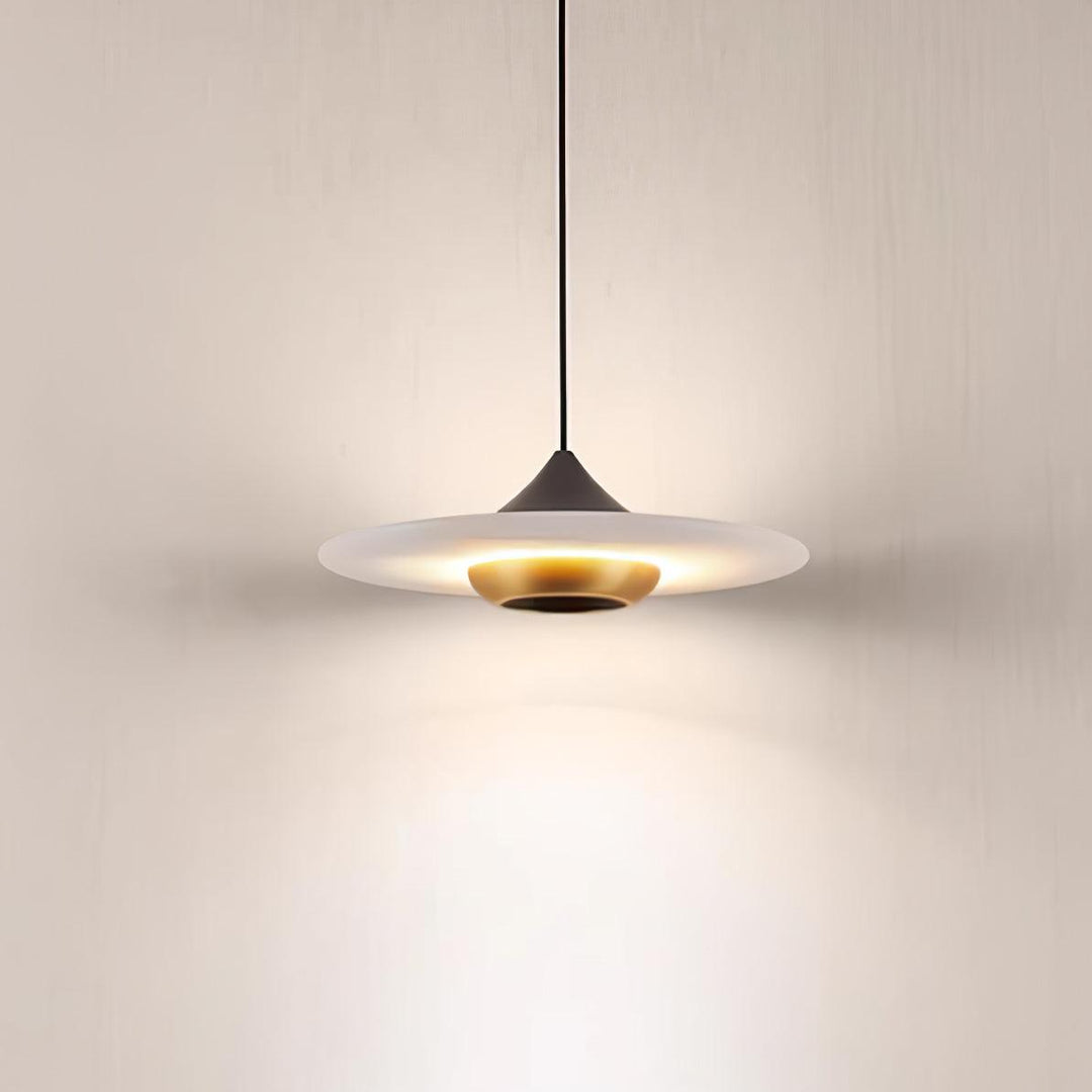 Latająca Talerz Marmurowa Lampa Wisząca