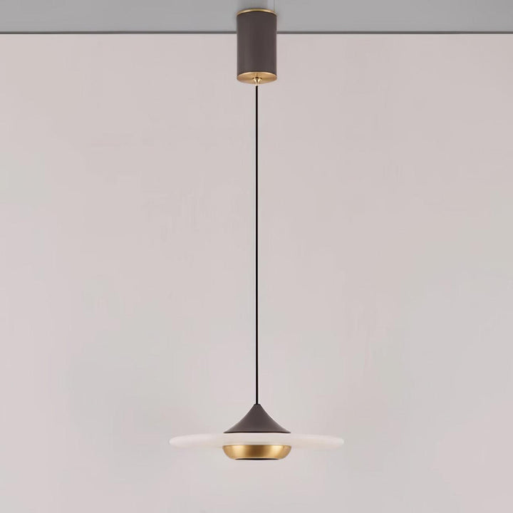 Latająca Talerz Marmurowa Lampa Wisząca